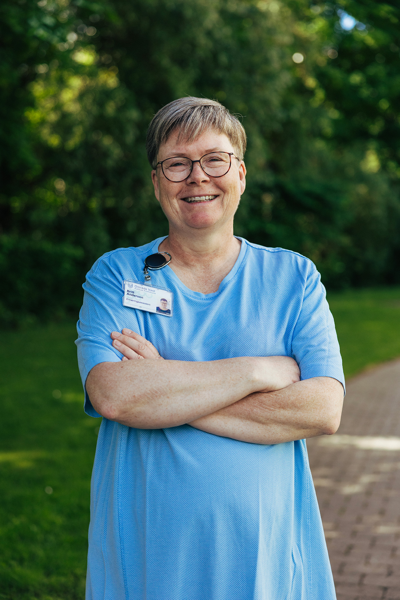 Portræt af Britt, ernæringsassistent